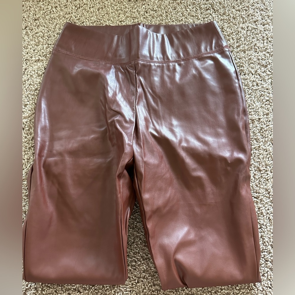 Leather pants size 8